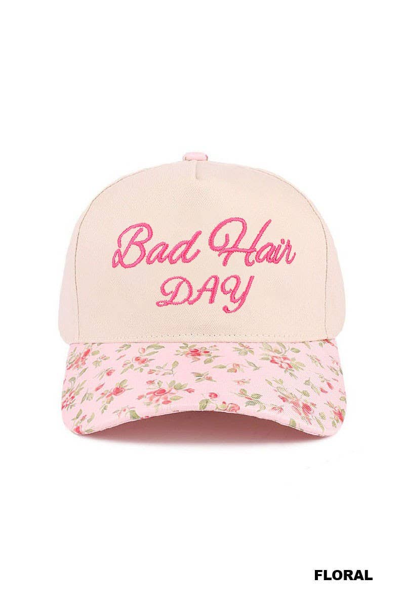 Bad Hair Day Two Tone Canvas Cotton Cap | Leopard