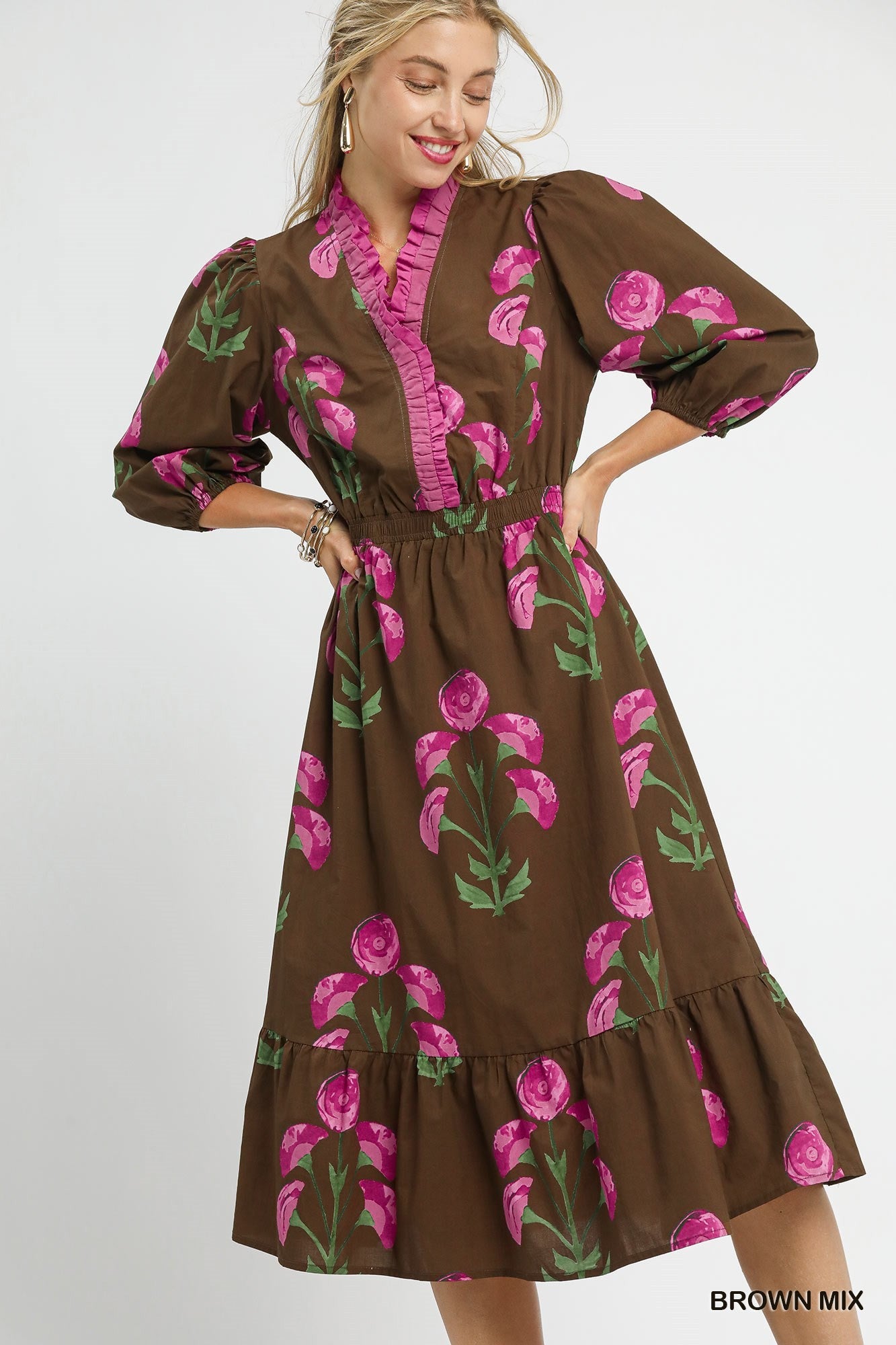 Floral Midi Dress