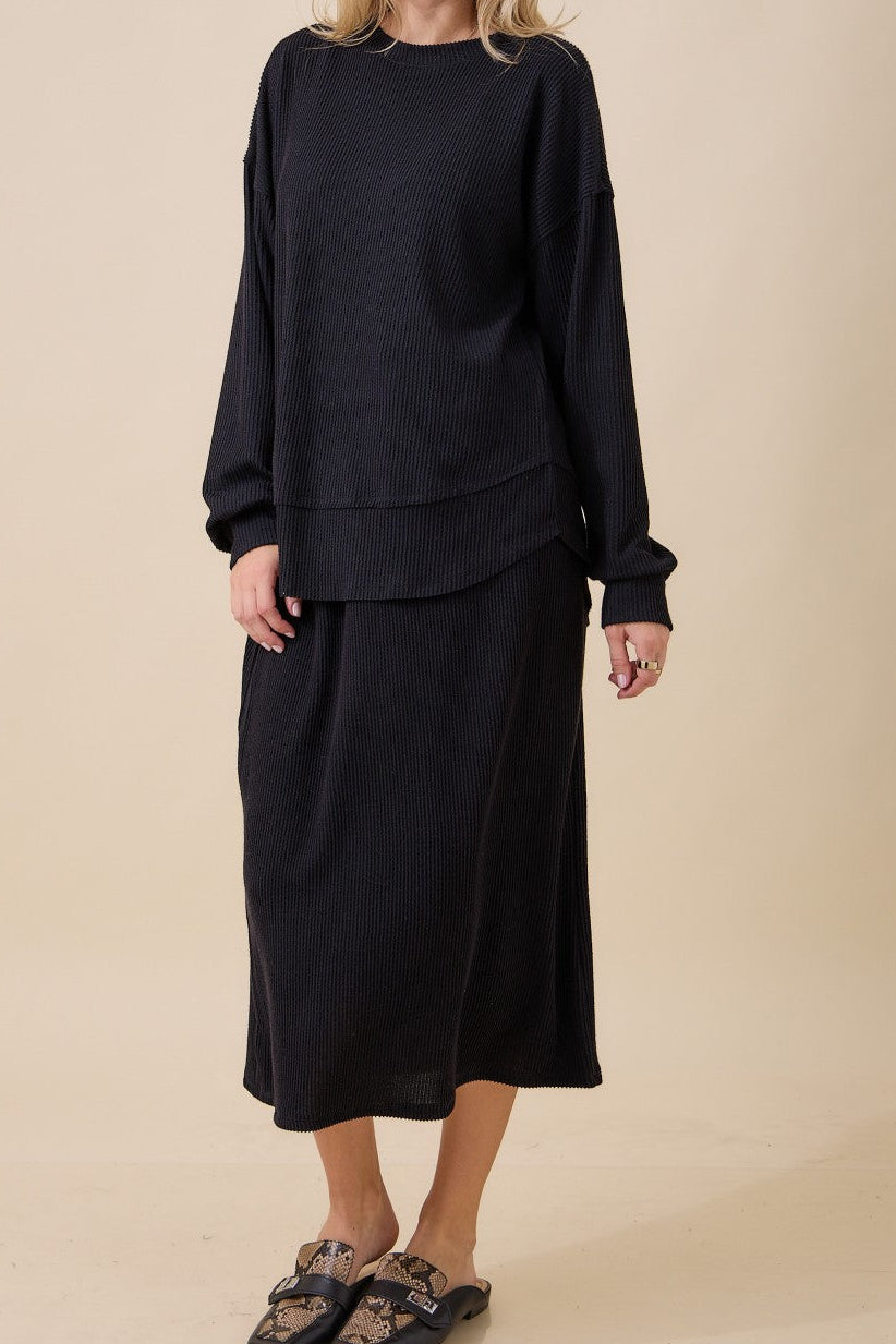 Soft Knit Long Sleeve Top