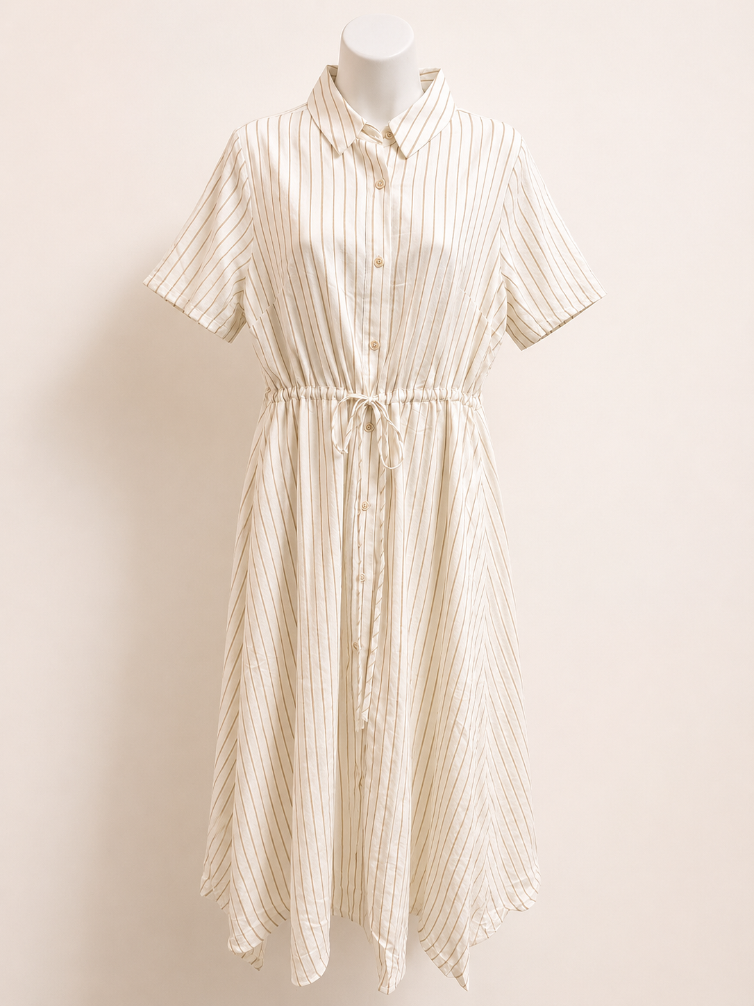 Sunday Stripe Shirt Dress