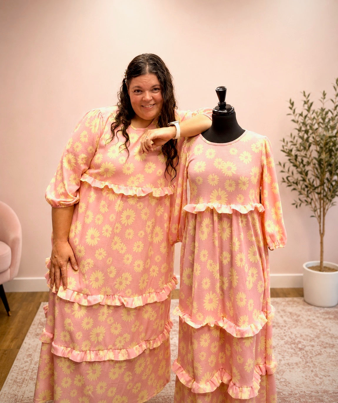 Daisy Waffle Dress