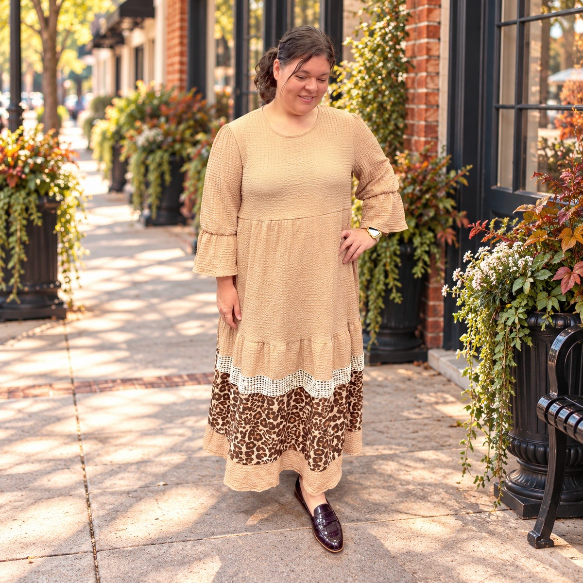 The Uptown Charm Maxi Dress