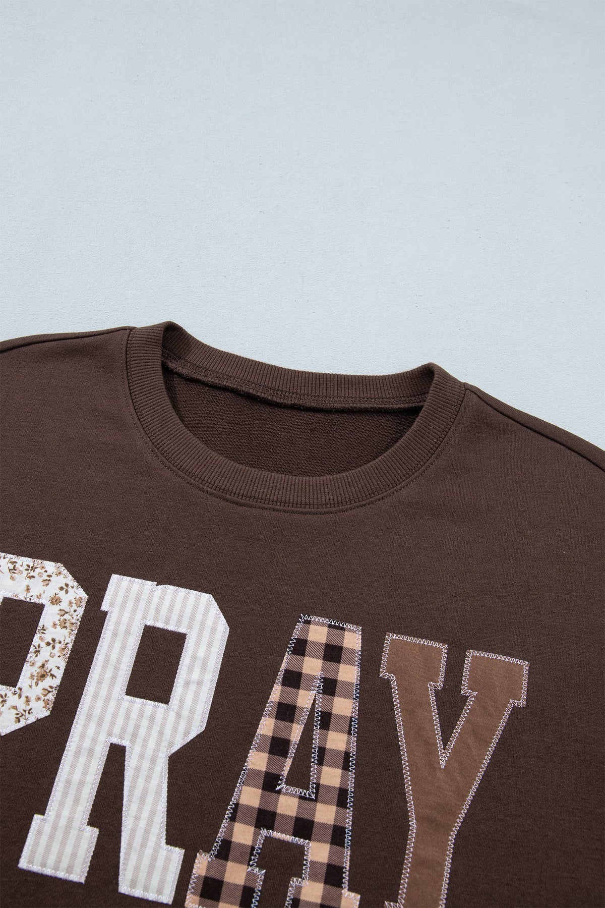 Pray Boldly Striped Sweatshirt