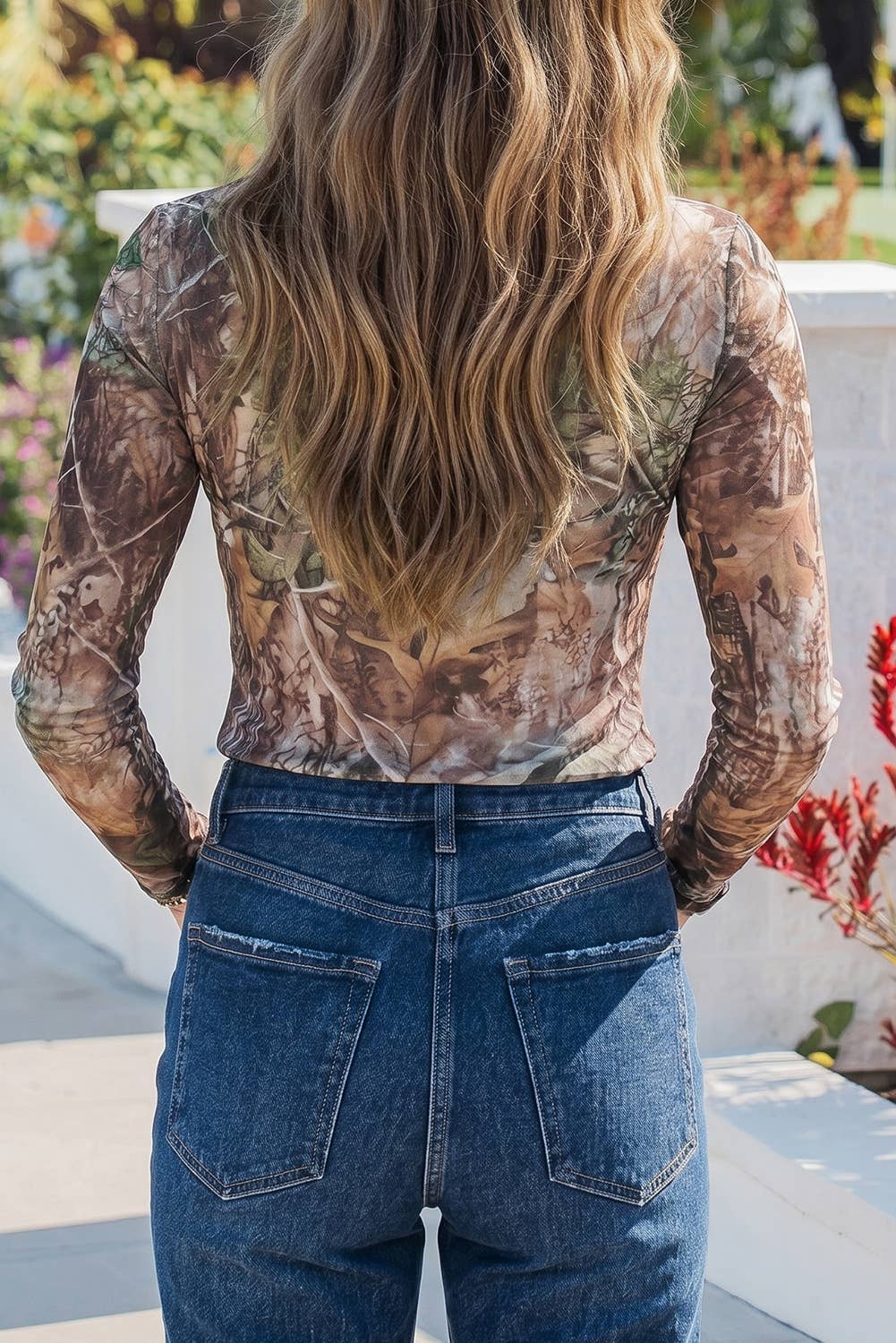 Wild Timber Mesh Top