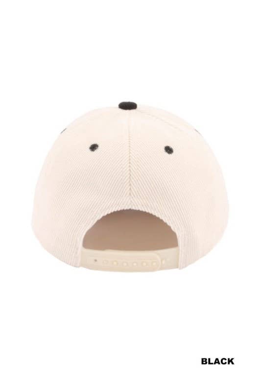 Expensive & Difficult Two-Tone Corduroy Cap | Ash Mocha