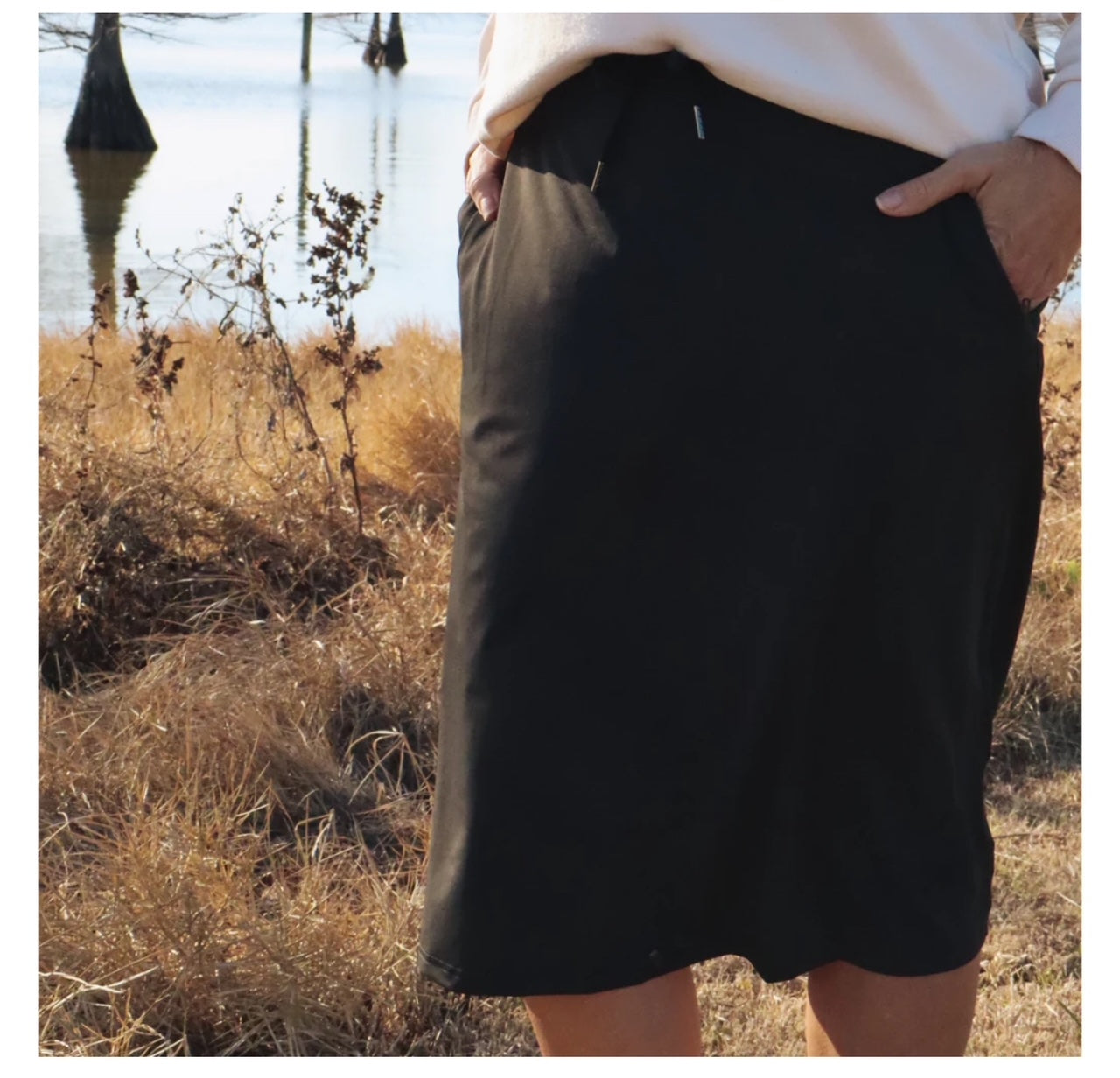 Black Classic Athletic Skirt