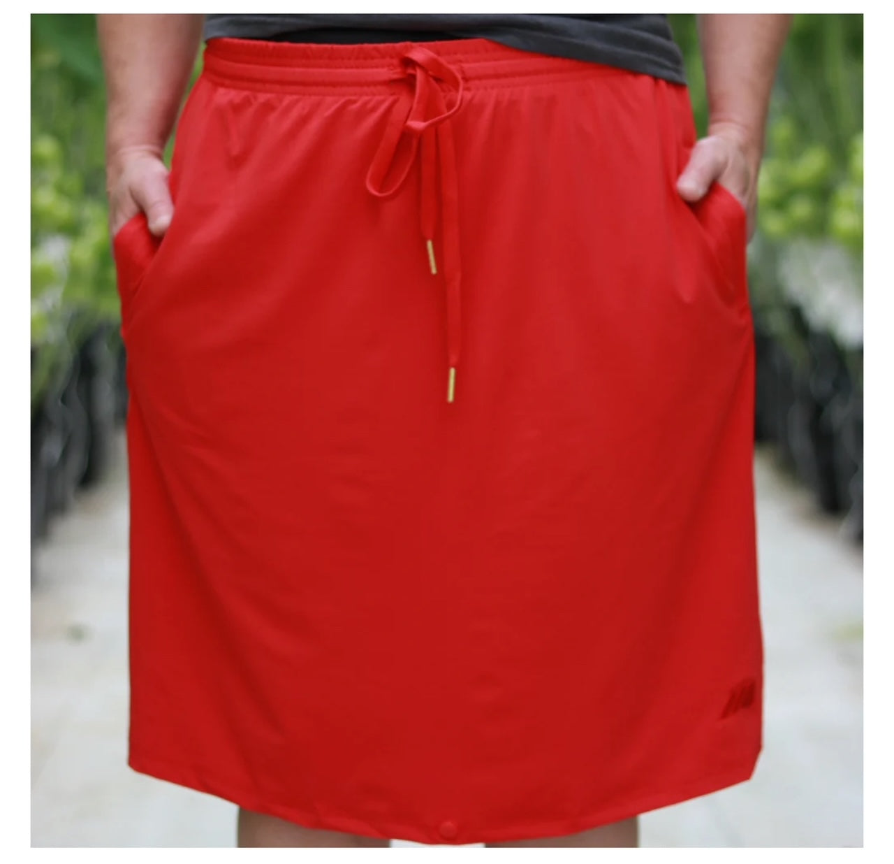 True Red Classic Athletic Skirt