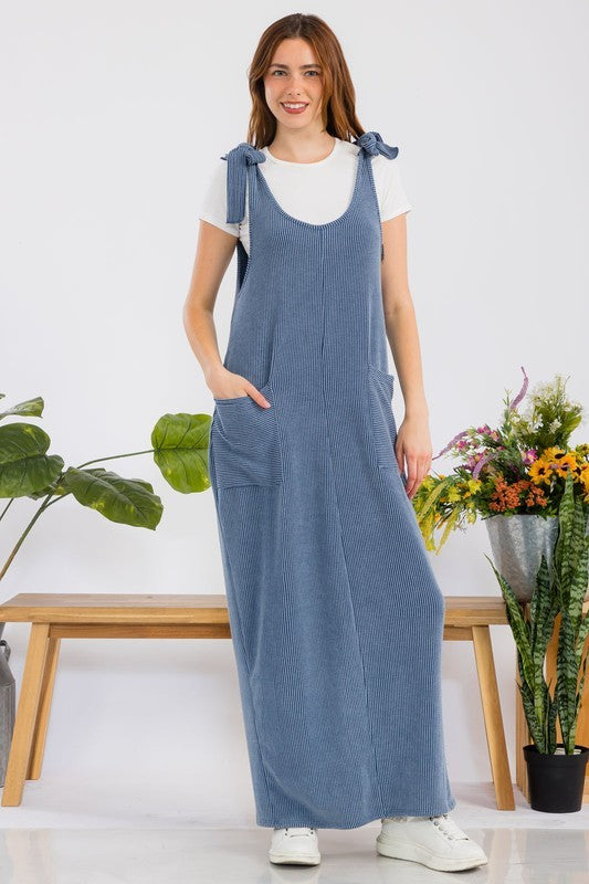 Urban Rib Long Overall Dress