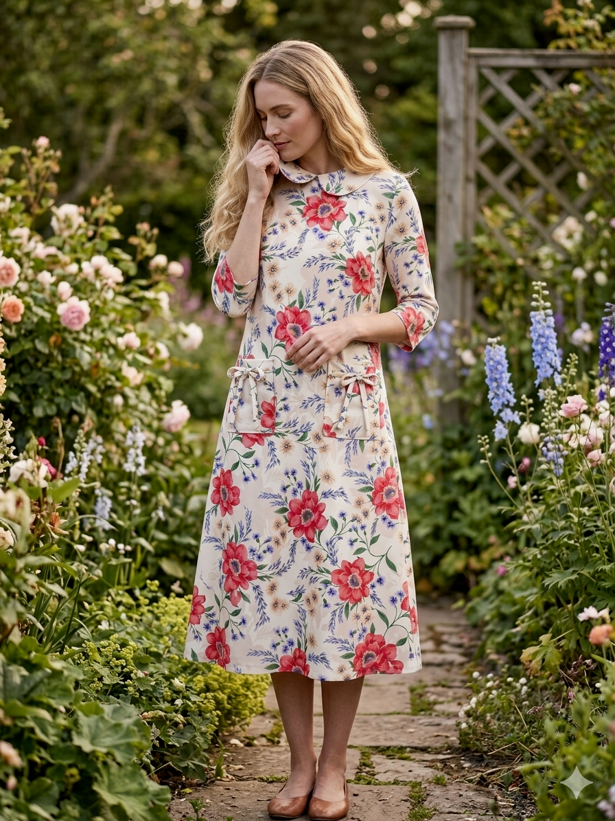 Grace in Bloom Midi Dress
