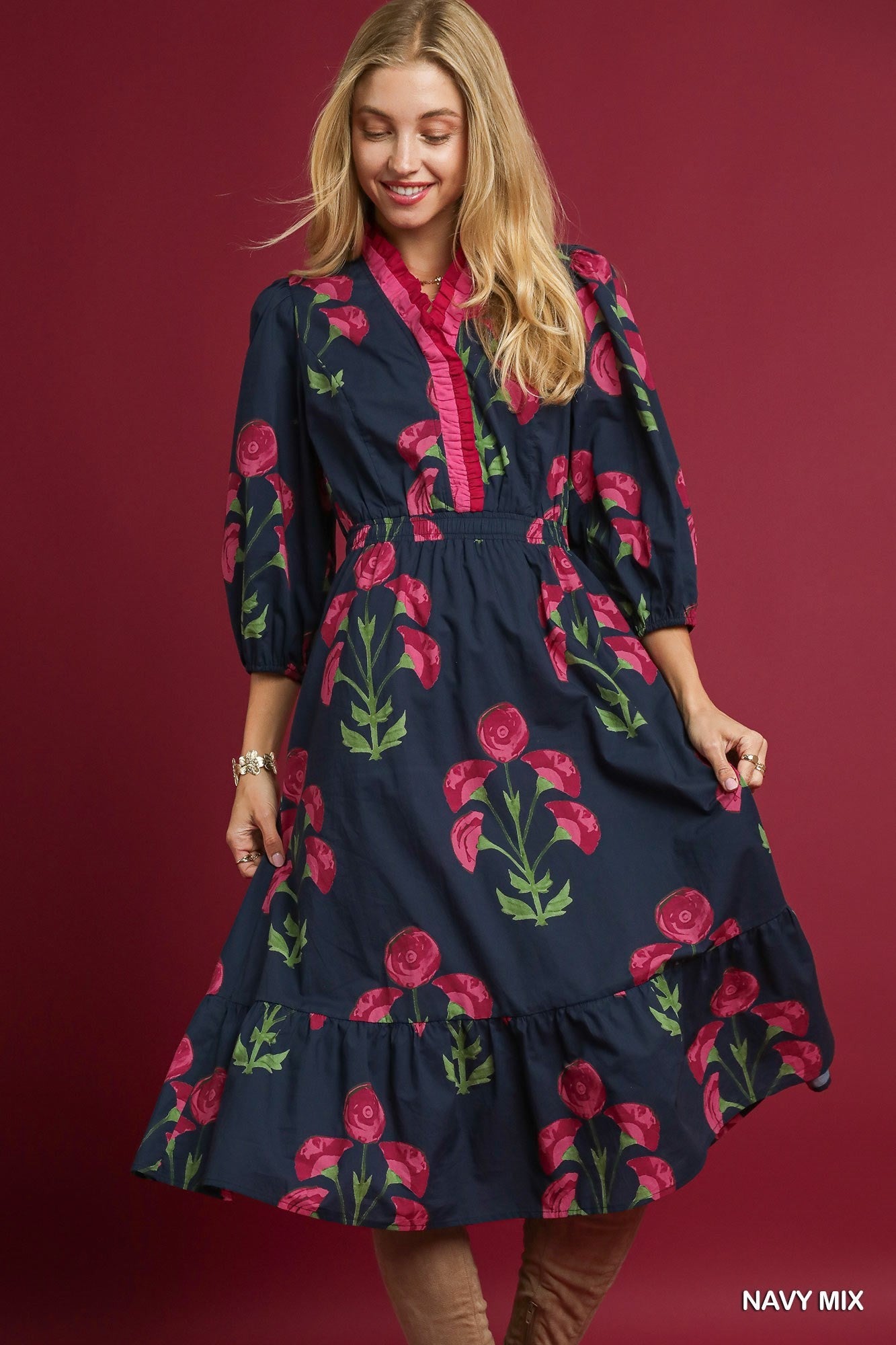 Floral Midi Dress