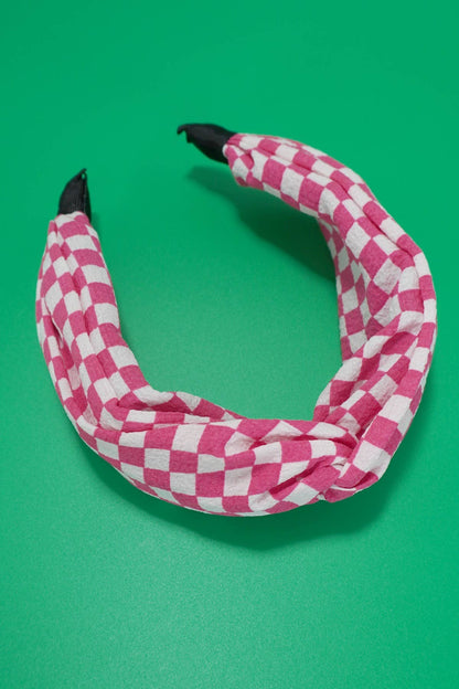 Knotted Checker Headband