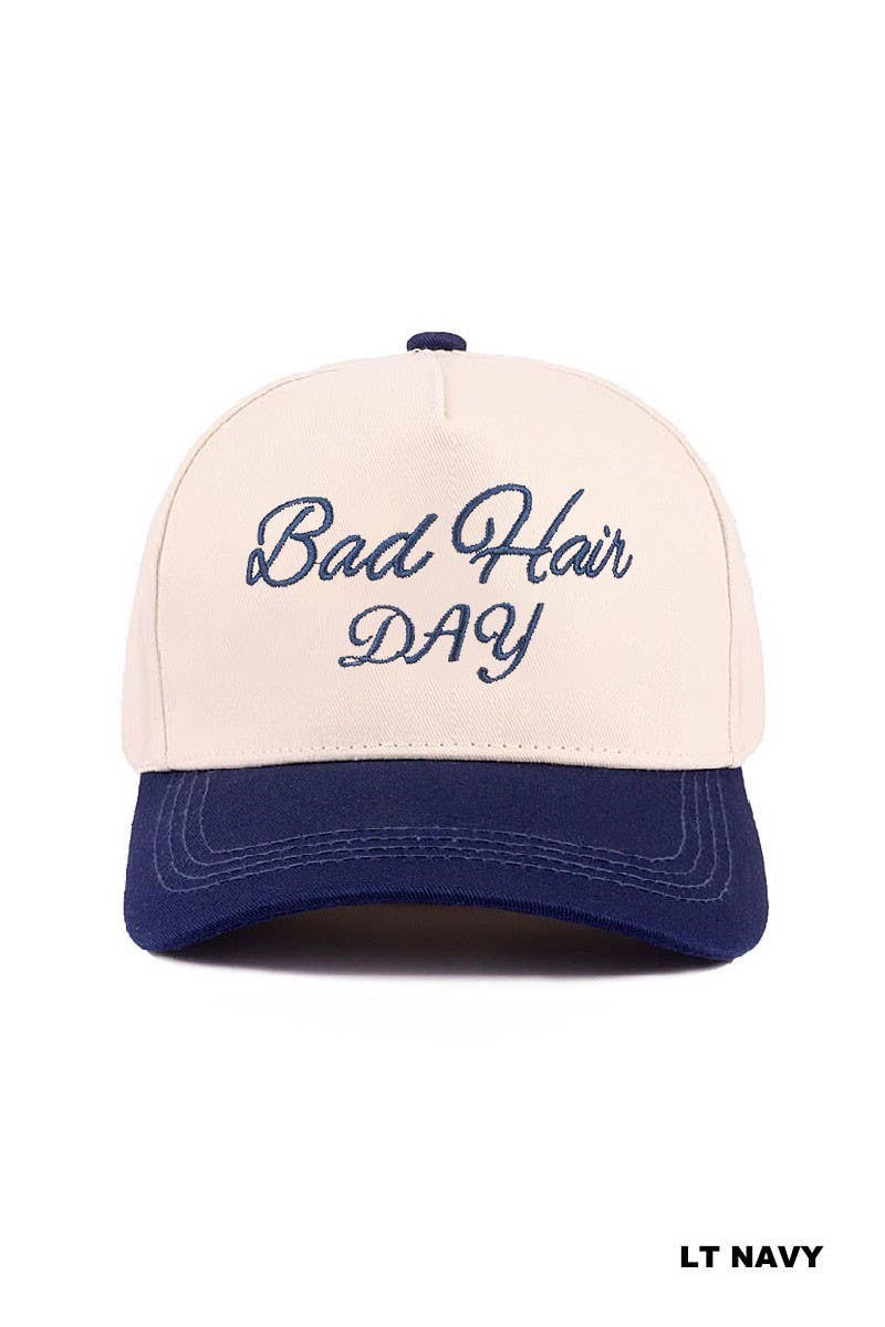 Bad Hair Day Two Tone Canvas Cotton Cap | Leopard