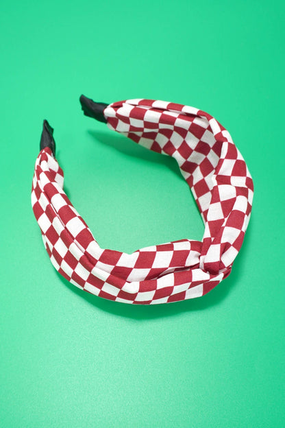 Knotted Checker Headband