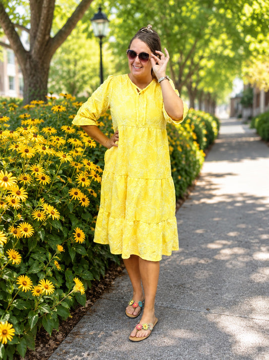 Adelaide Embroidered Dress