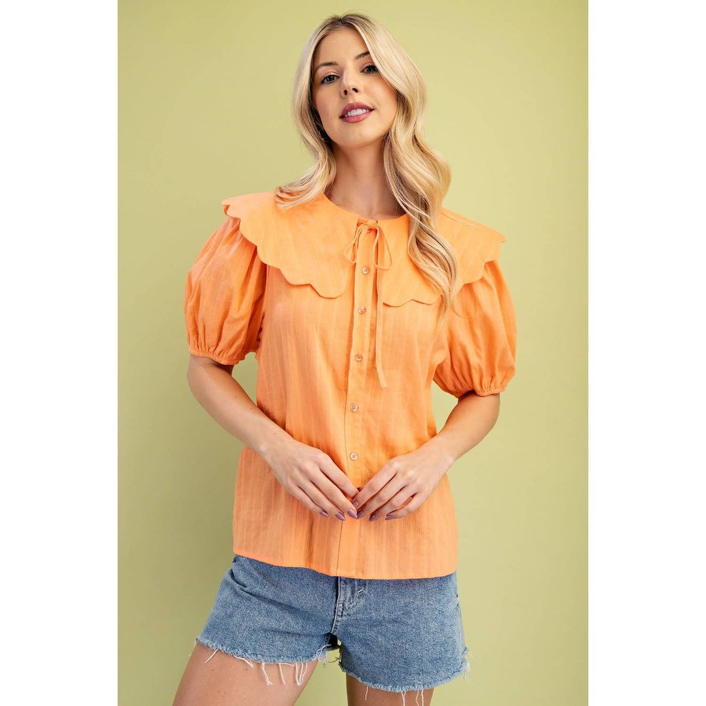 Sweet Magnolia Peter Pan Blouse