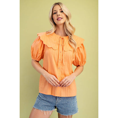 Sweet Magnolia Peter Pan Blouse