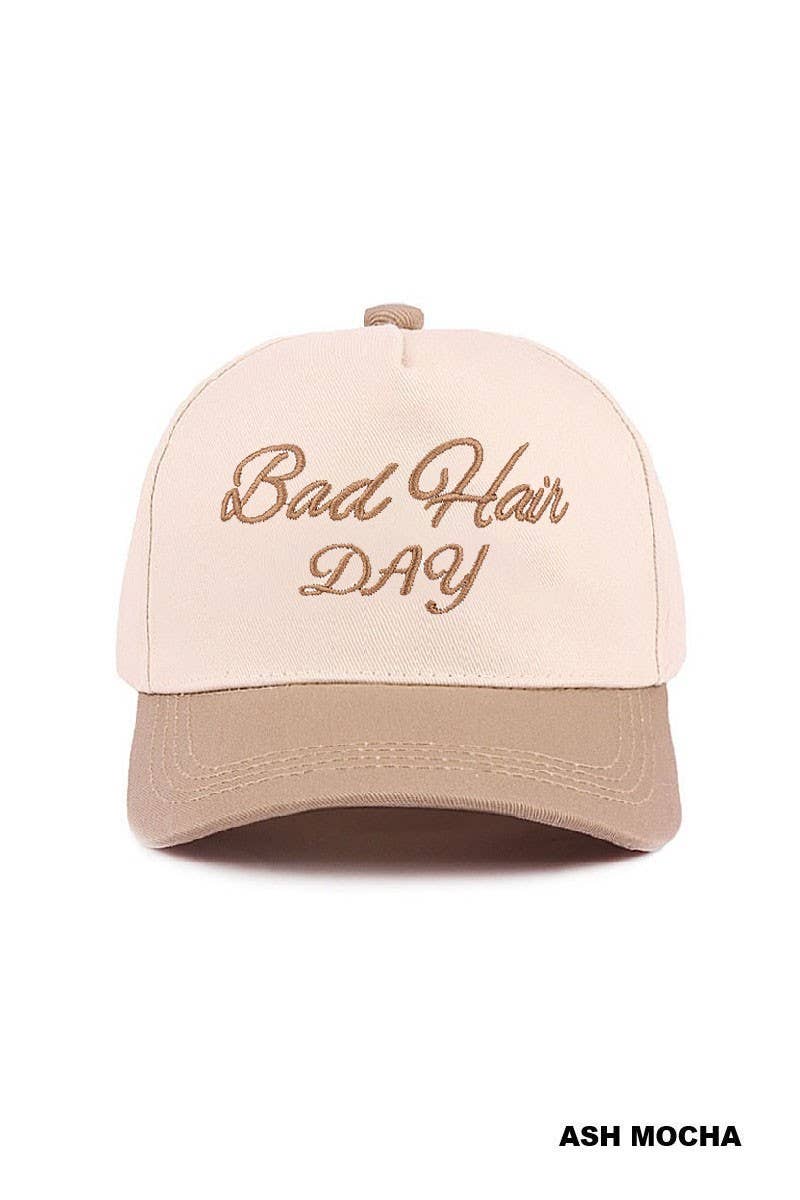 Bad Hair Day Two Tone Canvas Cotton Cap | Leopard