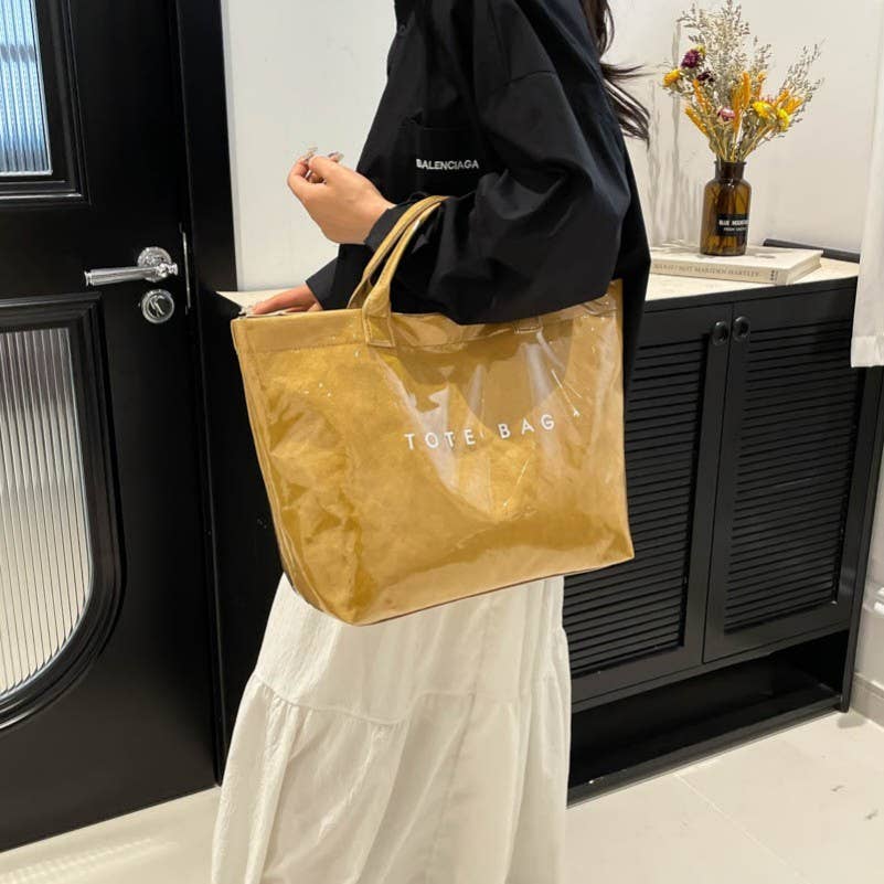 Large Waterproof Statement Tote Bag