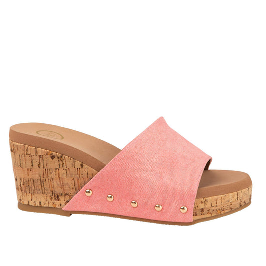 BLAIR Slip On Cork Canva Women Platform