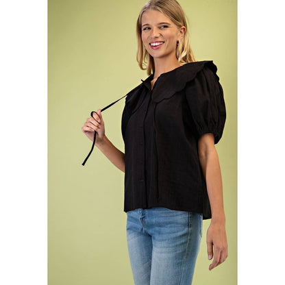 Sweet Magnolia Peter Pan Blouse