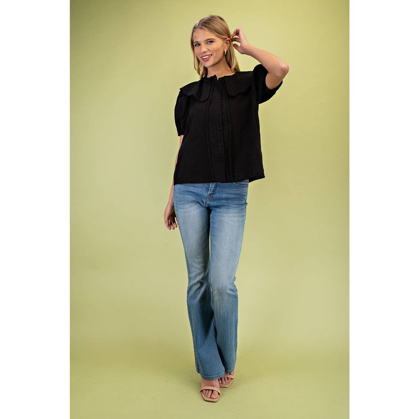 Sweet Magnolia Peter Pan Blouse