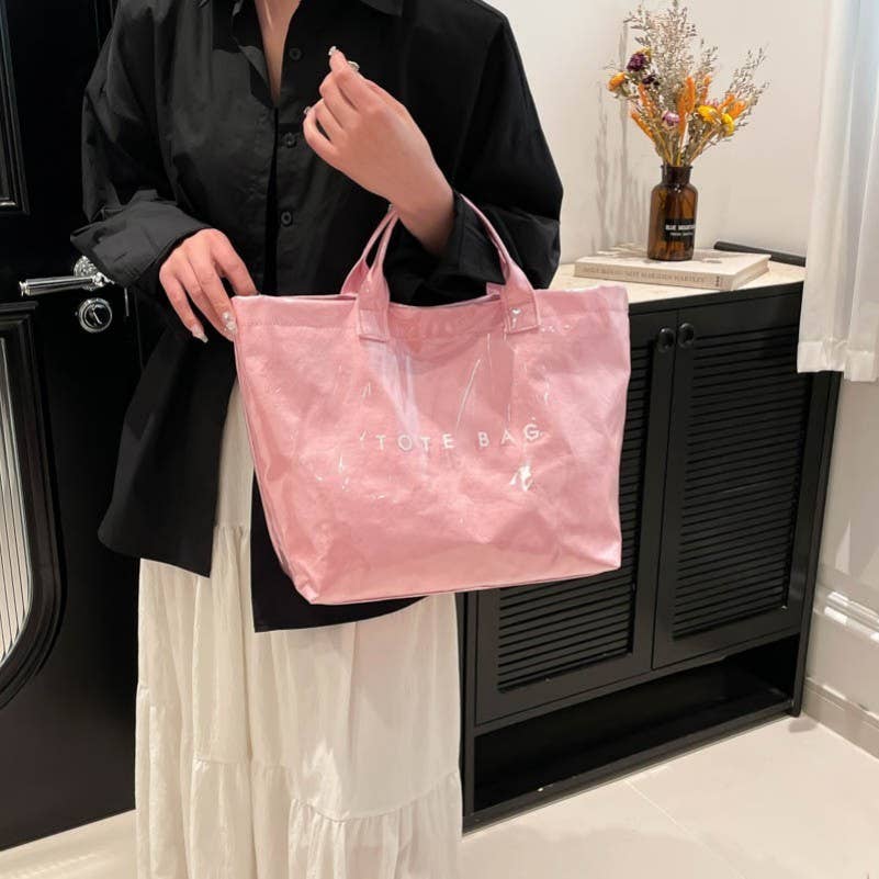 Large Waterproof Statement Tote Bag