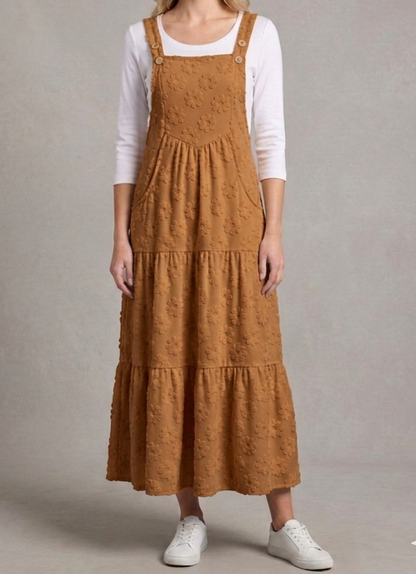 Bloom & Gather Tiered Overall Maxi Dress