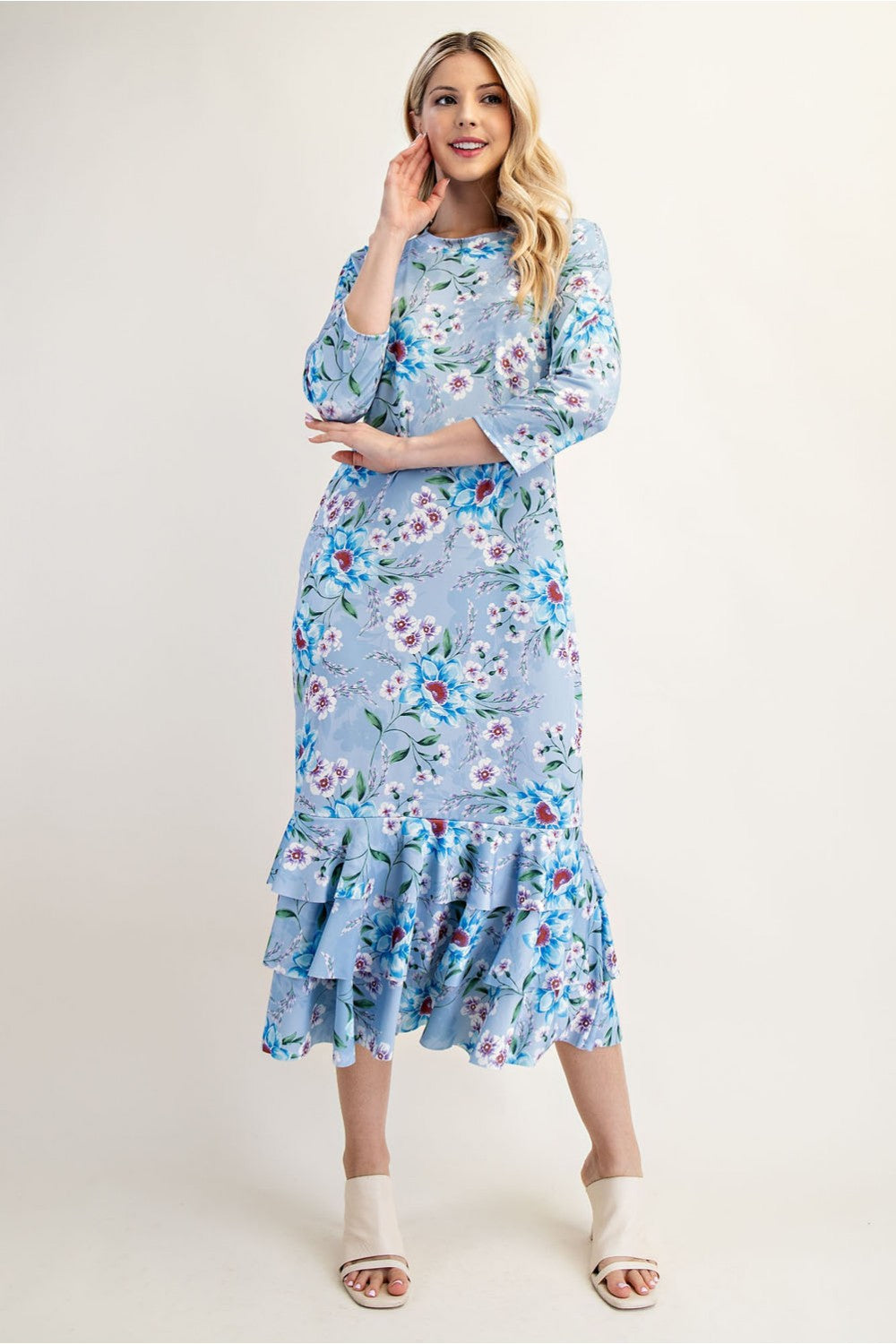 Spring Floral Layering Dress