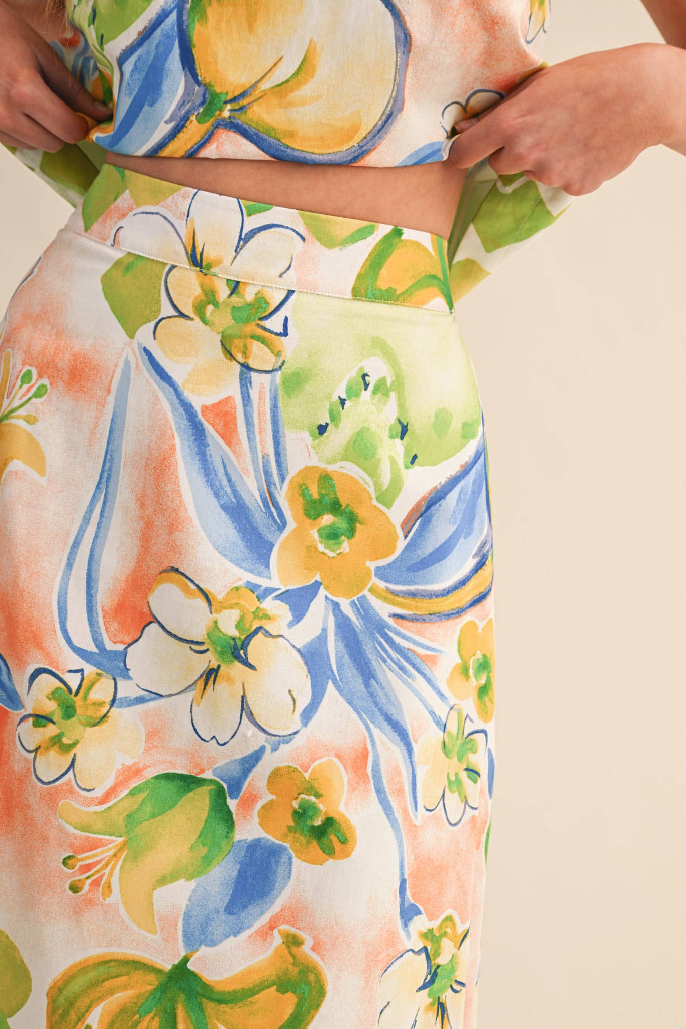 Citrus Bloom Midi Set