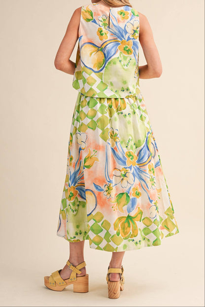 Citrus Bloom Midi Set