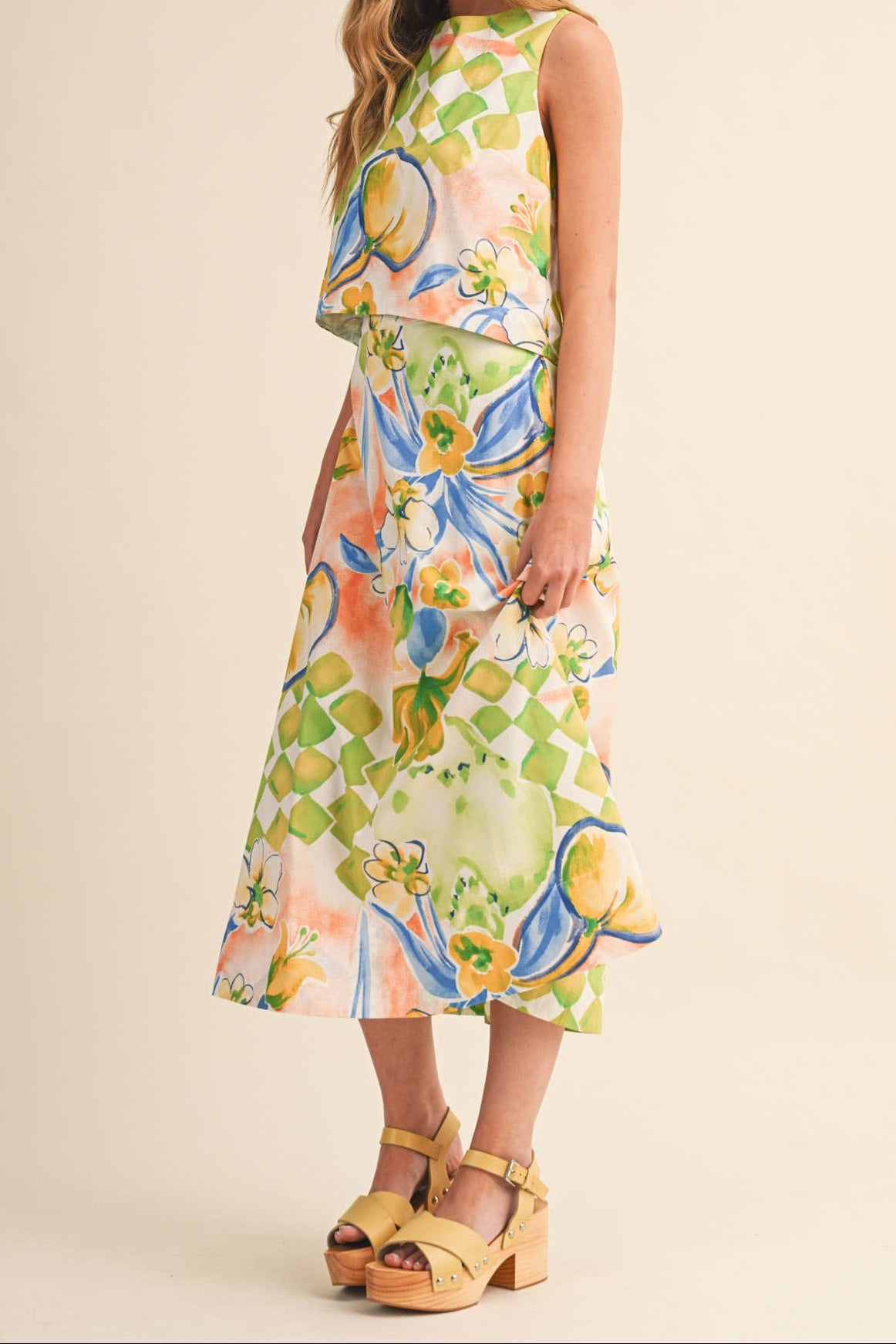 Citrus Bloom Midi Set