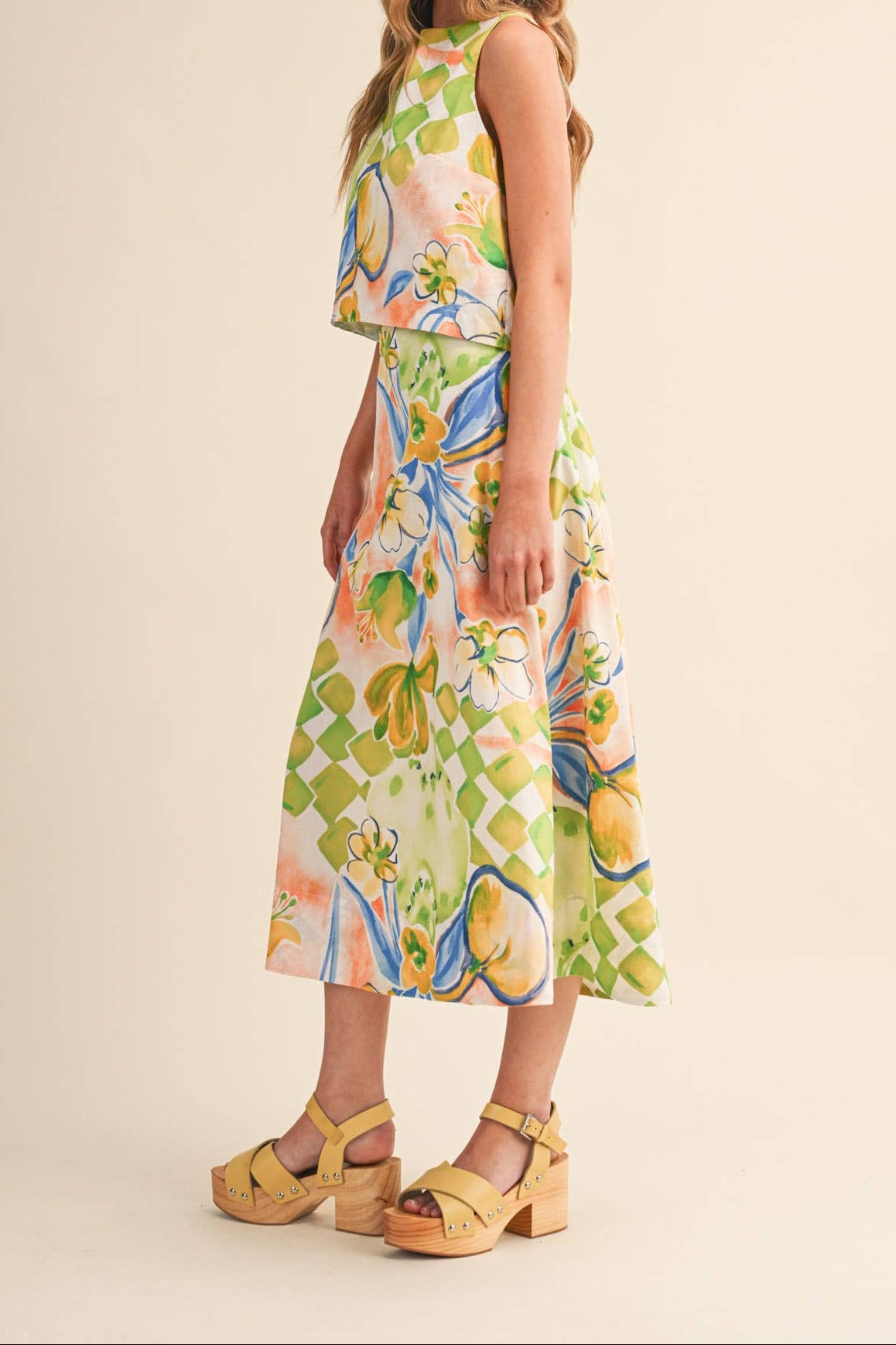 Citrus Bloom Midi Set