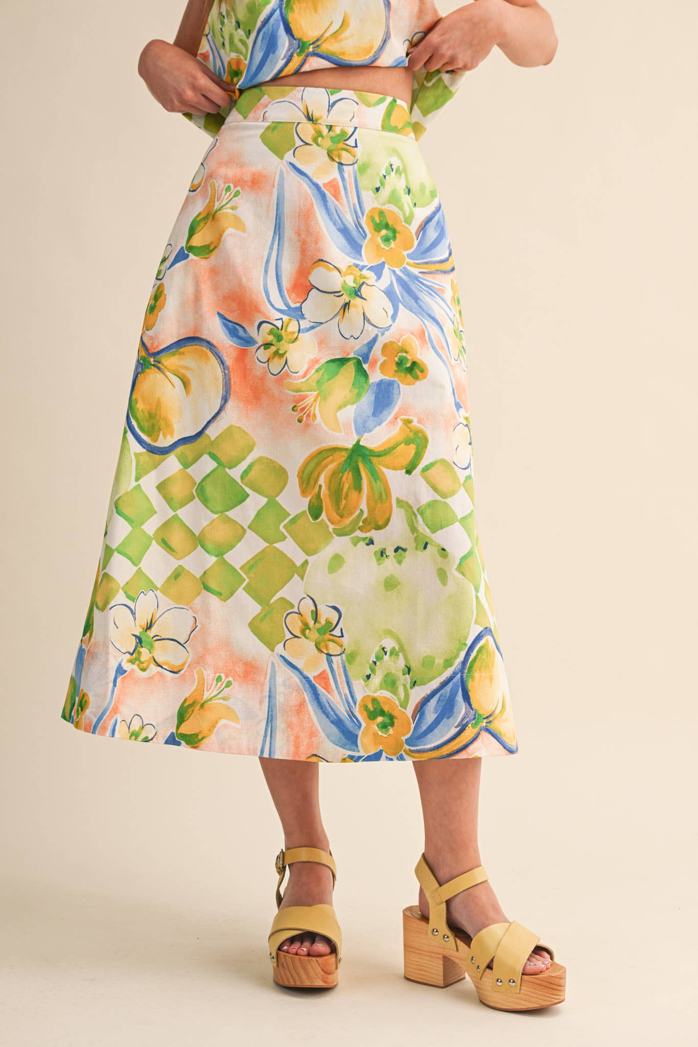 Citrus Bloom Midi Set