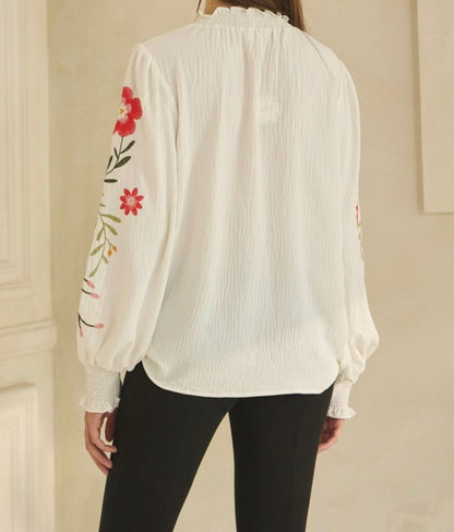 Embroidered Garden Blouse