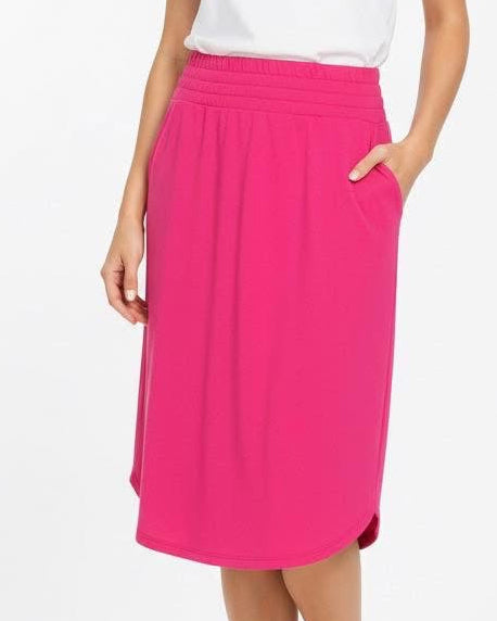 Tulip Hem Athleisure Skirt