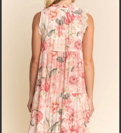 Garden Romance Floral Maxi Dress