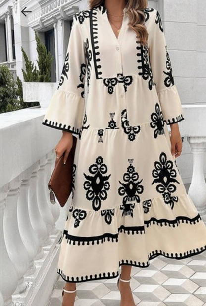 Midnight Majesty Midi Dress