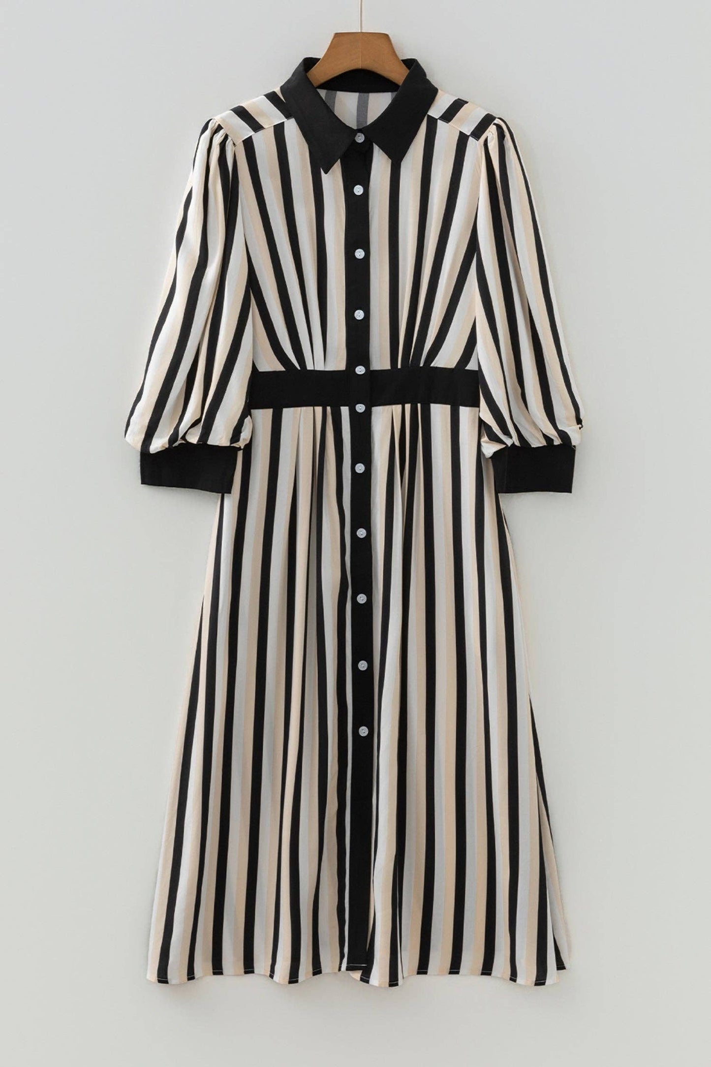 Monroe Stripe Midi Dress