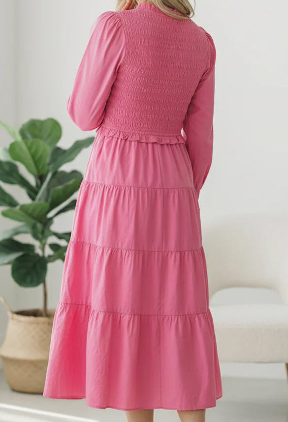 On a Sugar Rush Smocked Midi Dress