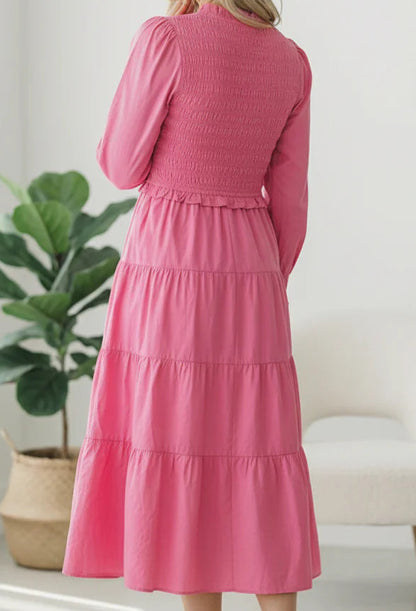 On a Sugar Rush Smocked Midi Dress