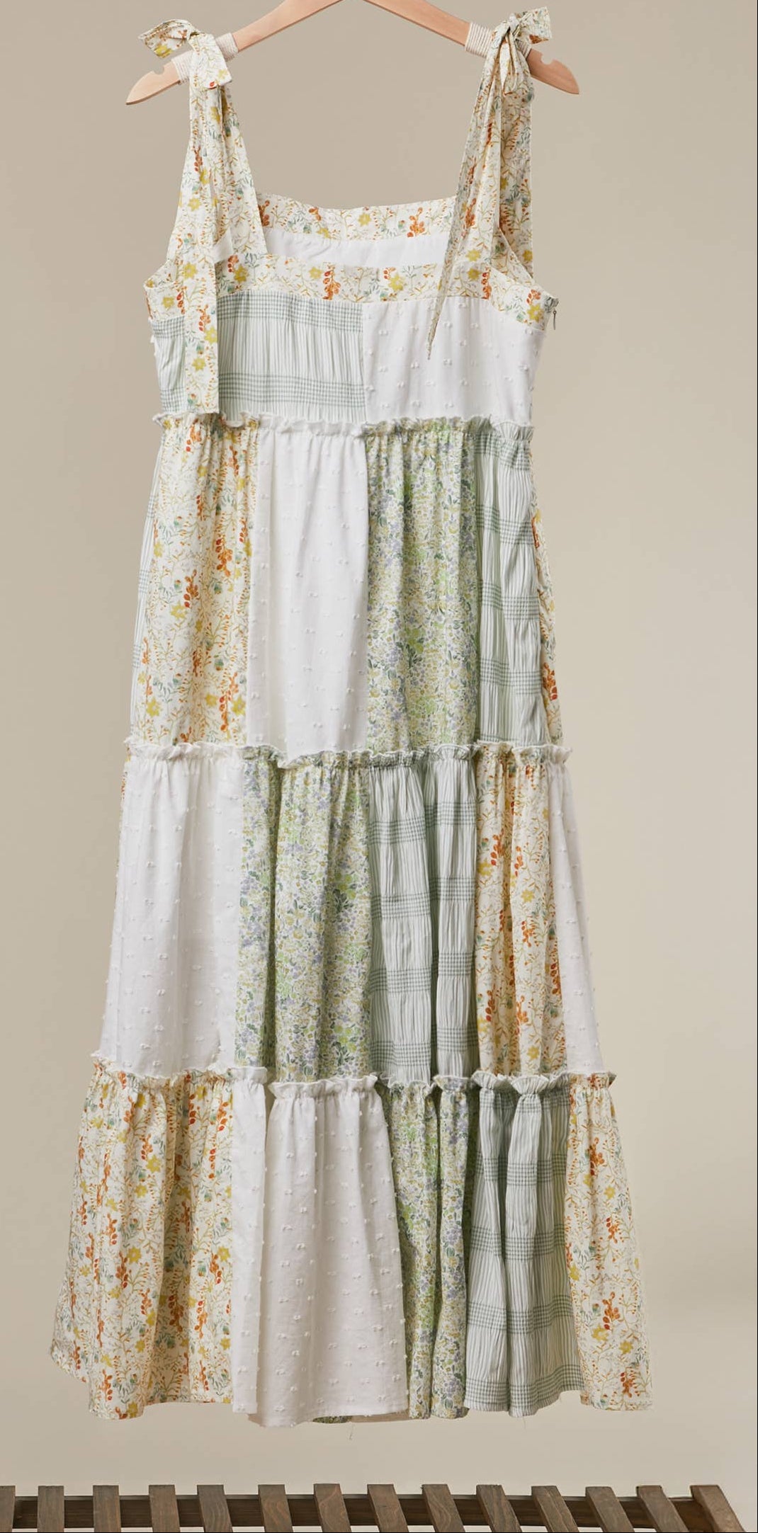 Patchwork Garden Maxi Dress