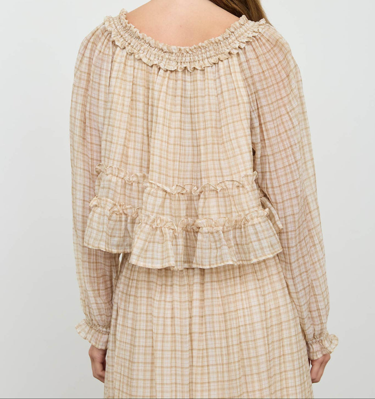 Plaid & Poised Skirt Set