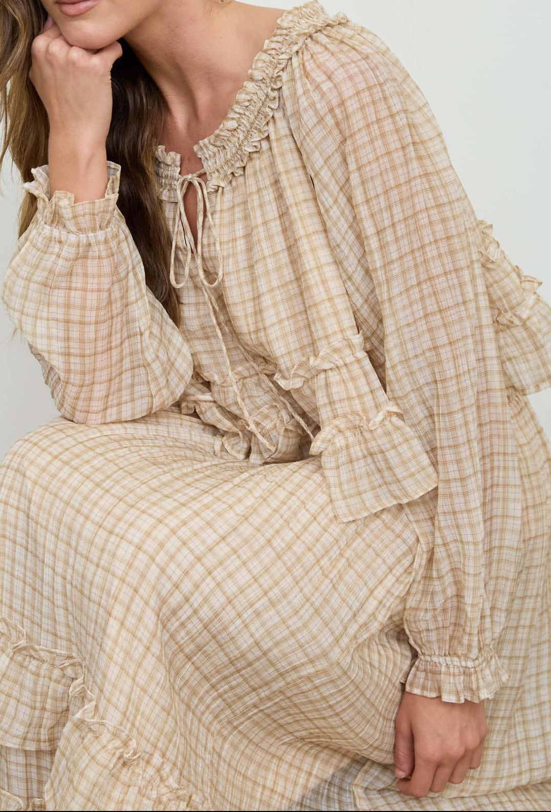 Plaid & Poised Skirt Set
