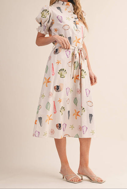 Sea Glass Midi Dress