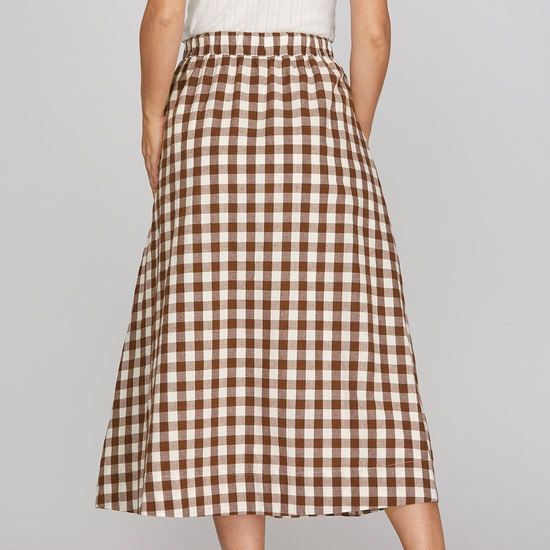 Sweet Magnolia Gingham Skirt