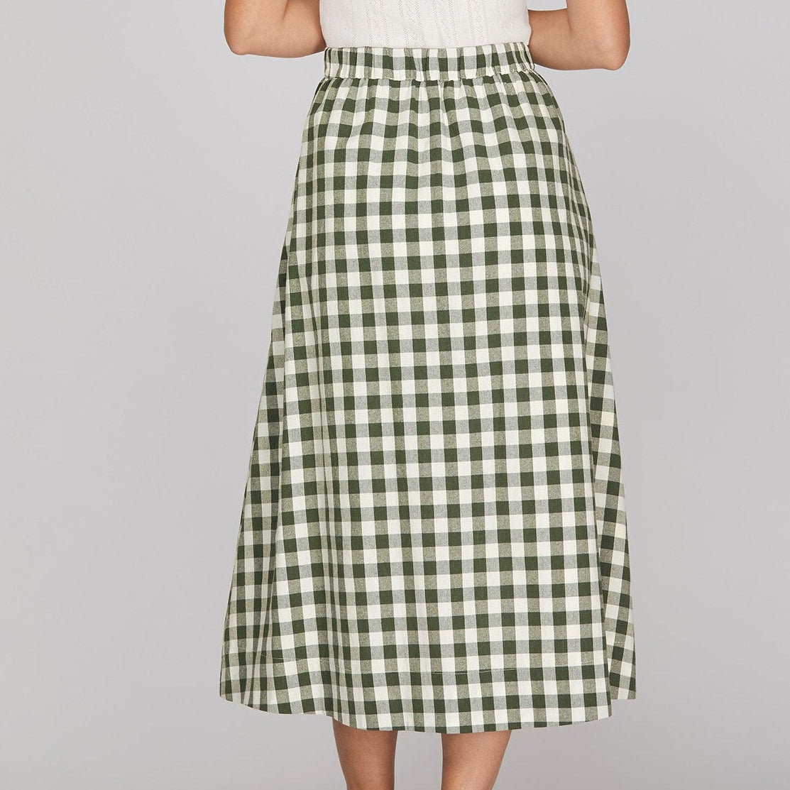Sweet Magnolia Gingham Skirt