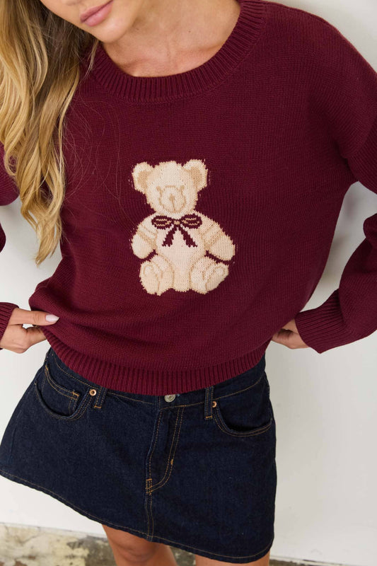 Teddy Days Knit Sweater