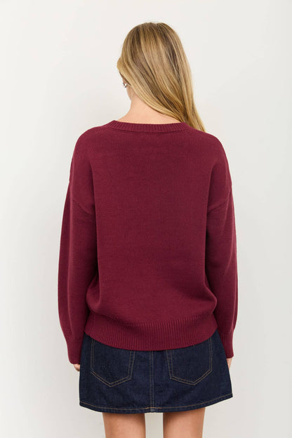 Teddy Days Knit Sweater