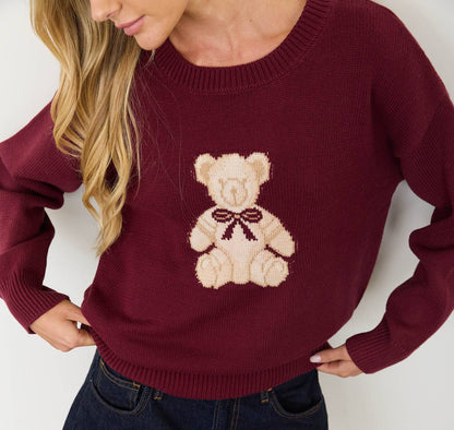 Teddy Days Knit Sweater