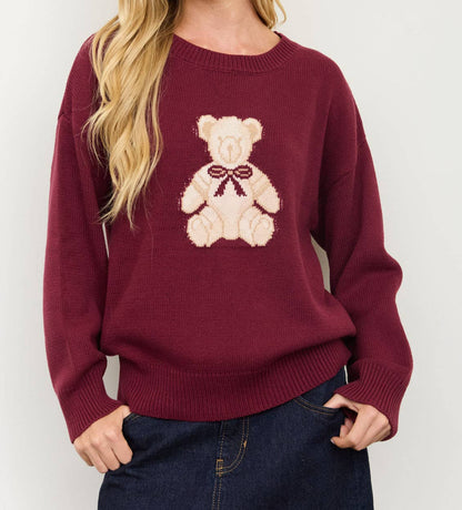 Teddy Days Knit Sweater